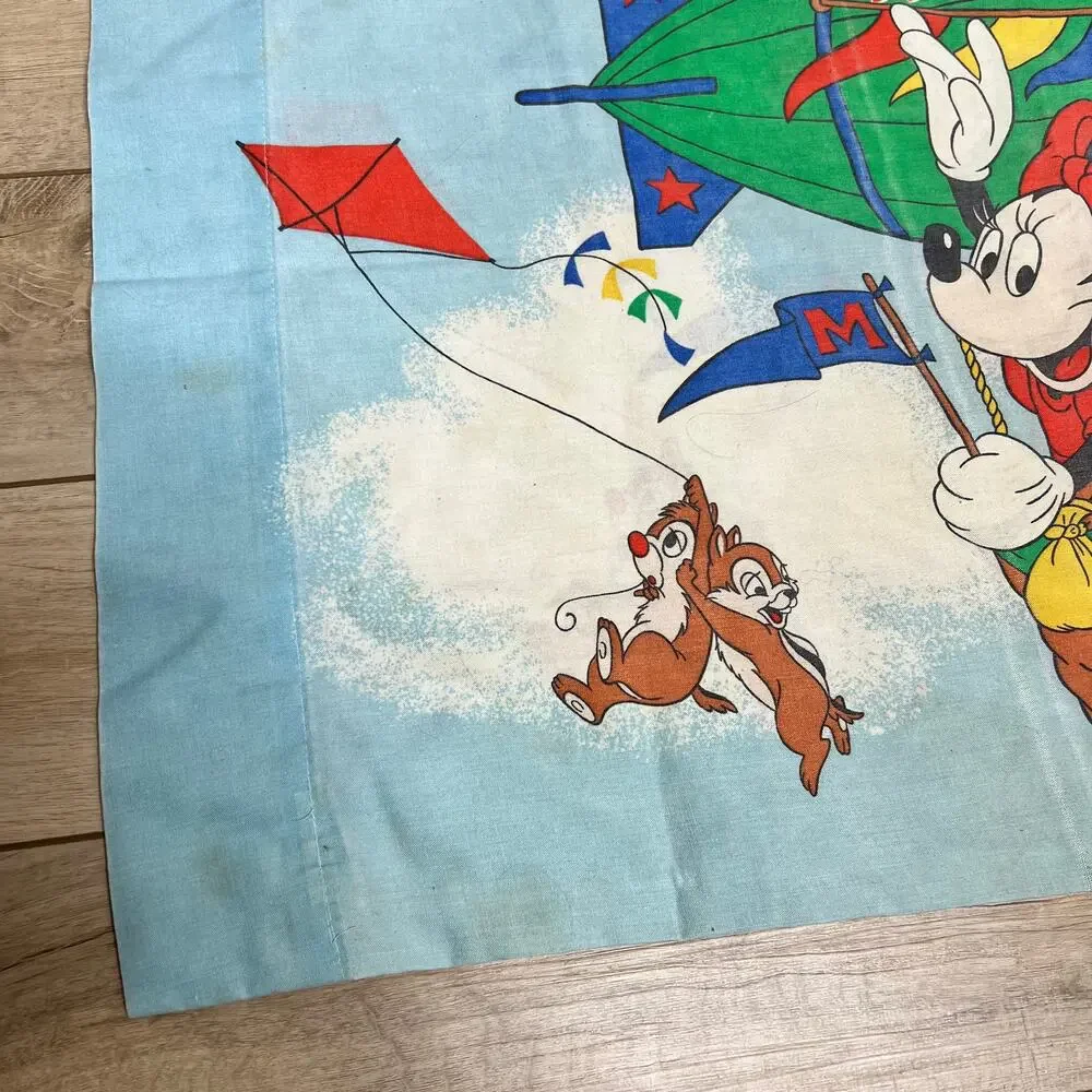 Vintage Mickey Mouse Air Mobile Balloon Pillowcase